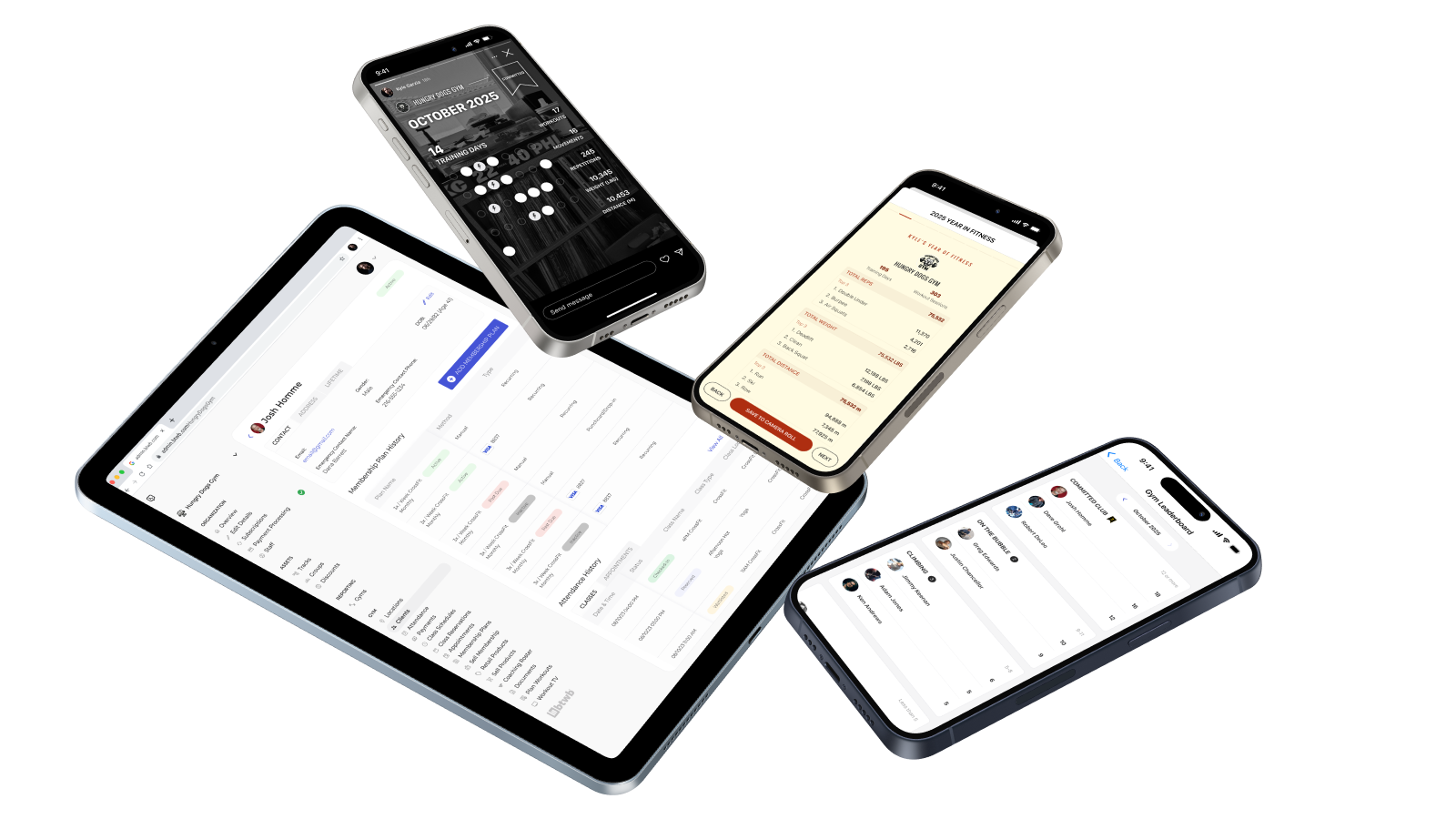 UI for milestones, committed club, and year in review features